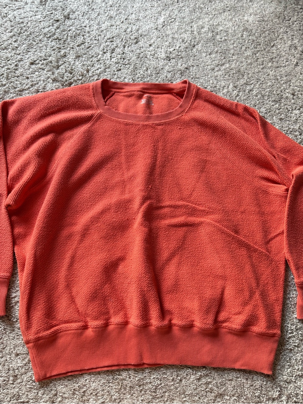 aerie Women's Crewneck Sweater in Burnt Orange